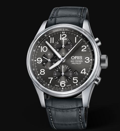 Review Oris Aviation Big Crown Pointer Chronograph 44mm Replica Watch 01 774 7699 4063-07 5 22 06FC